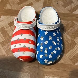 USA Crocs Size 12